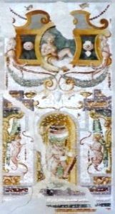 Villa Badoer Fratta Polesine affreschi Giallo Fiorentino grottesche n02