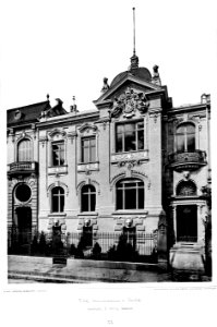 Villa, Mathäikirchstrasse 3, Berlin, Architekt B. Sering, Berlin, Tafel 55, Kick Jahrgang II photo