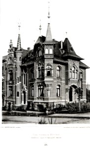 Villa, Roonstrasse 41, Elberfeld, Architekten Haude & Metzendorf, Tafel 29, Kick Jahrgang II