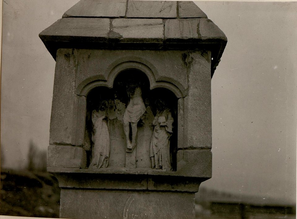 Villach, Gothisches Wegkreuz an der Strasse nach Seebach. Detail. (BildID 15510166)