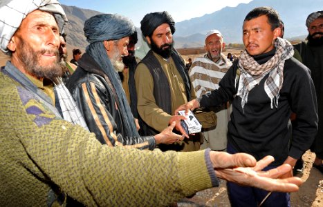 Village Veterinary Outreach Program-Afghanistan Local Police student graduation 111202-N-UD522-232