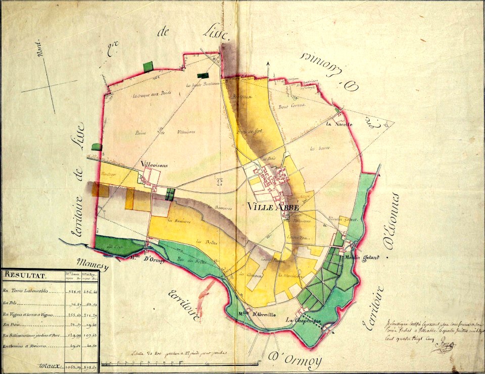 Villabé-Plan-intendance-1785