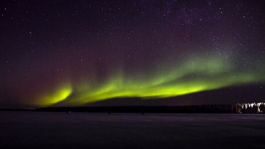 Lapland light phenomenon solar wind