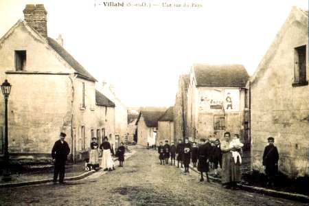 Villabé - CP- Une rue du pays