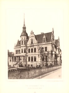 Villa, Karl-Tauchnitzstrasse 10, Leipzig, Architekt Peter Dypwad, Tafel 57, Kick Jahrgang II