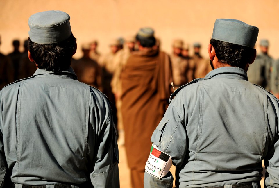 Village Veterinary Outreach Program-Afghanistan Local Police student graduation 111202-N-UD522-053