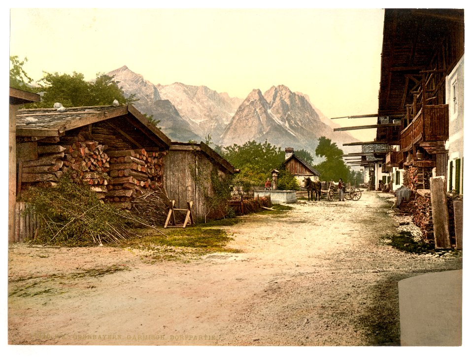 Village street, Garmisch, Upper Bavaria, Germany-LCCN2002696222