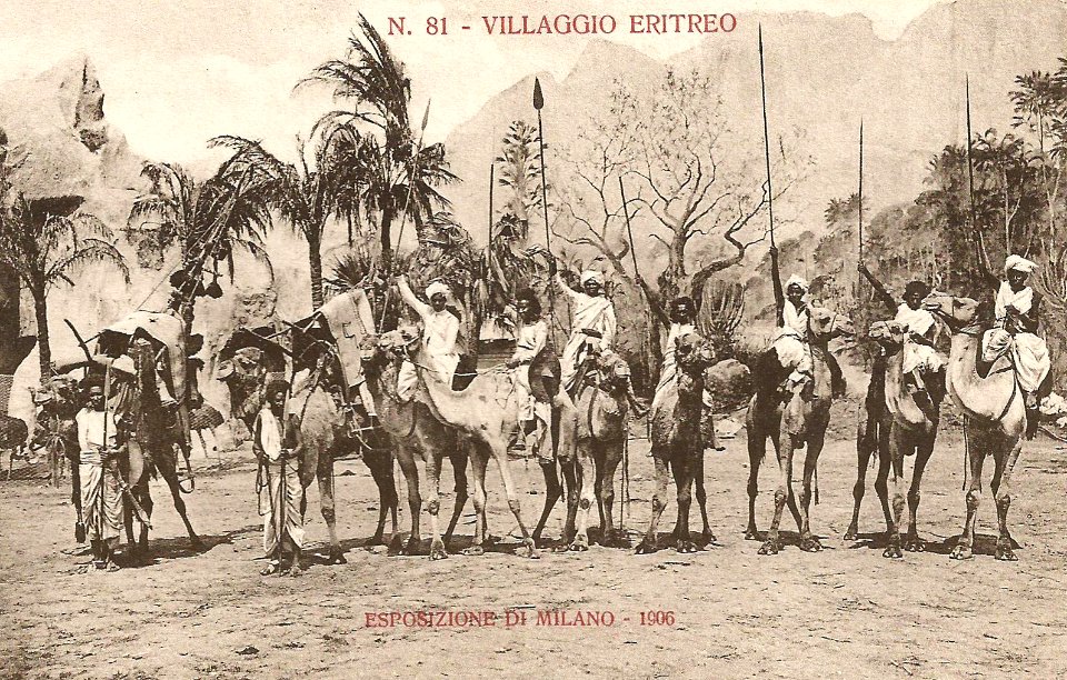 Villaggio eritreo n° 81-Esposizione di Milano 1906