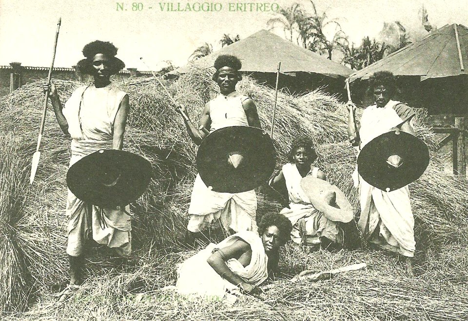 Villaggio eritreo n° 80-Esposizione di Milano 1906
