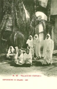 Villaggio eritreo n° 88-Esposizione di Milano 1906