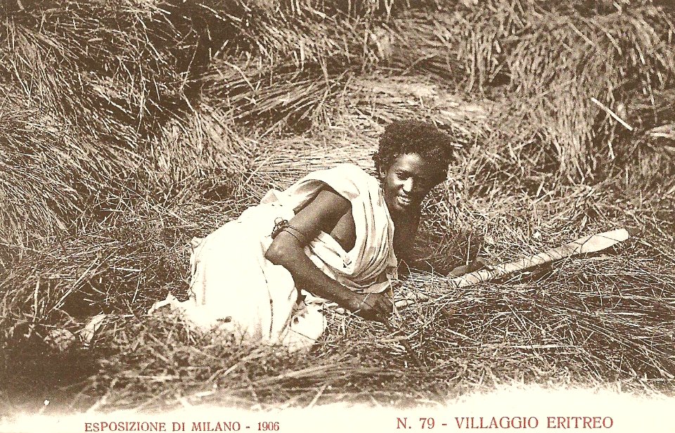 Villaggio eritreo n° 79-Esposizione di Milano 1906