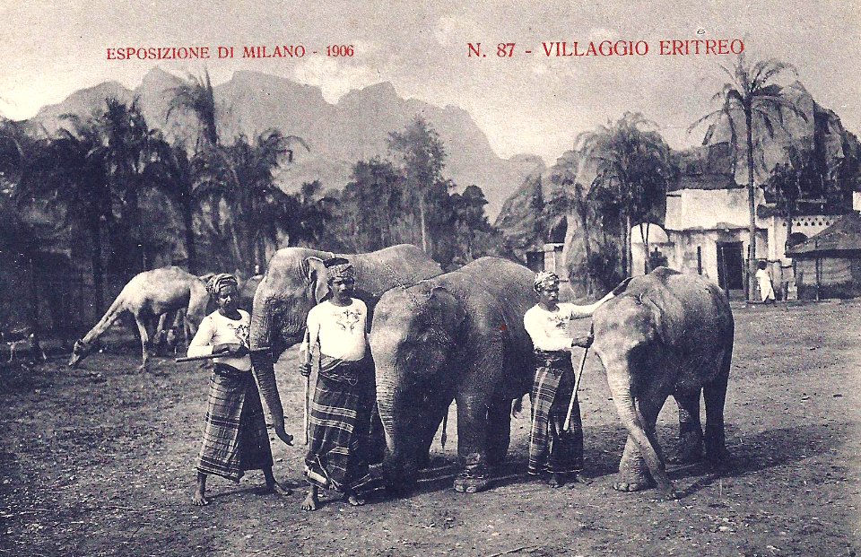 Villaggio eritreo n° 87-Esposizione di Milano 1906