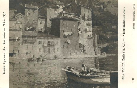 Villefranche-sur-mer, salon de 1937