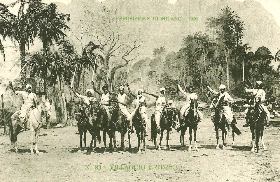 Villaggio eritreo n° 83-Esposizione di Milano 1906