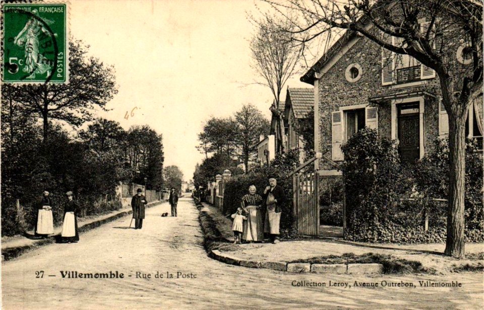 Villemomble.Rue de la Poste