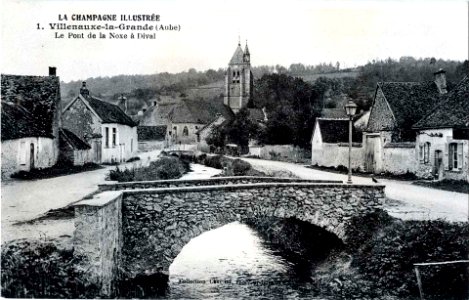 Villenauxe-la-Grande pont de Dival Nauxe