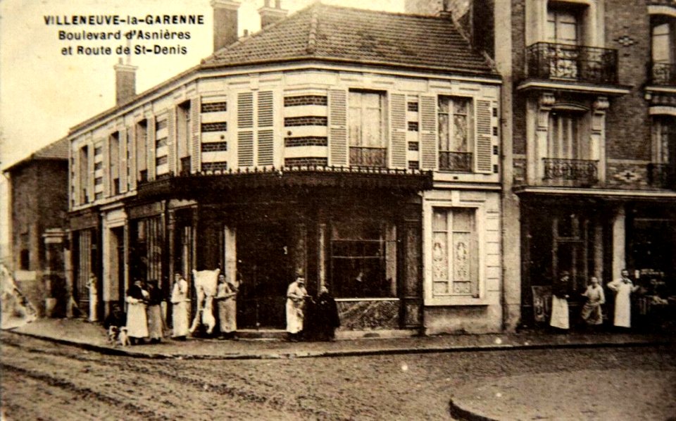 Villeneuve-La-Garenne.Boulevard d'Asnières.Route de Saint-Denis