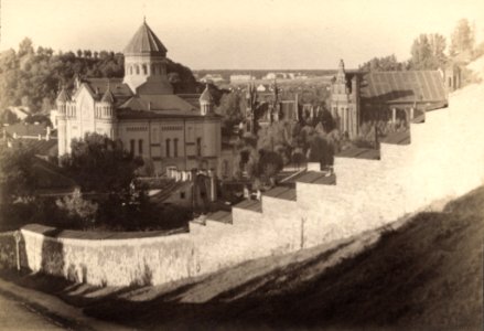 Vilnia, Bakšta, Pračyścienskaja. Вільня, Бакшта, Прачысьценская (J. Bułhak, 1914)