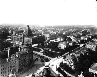 Villenviertel Karl Tauchnitz Strasse Waechterstrasse Leipzig um1900