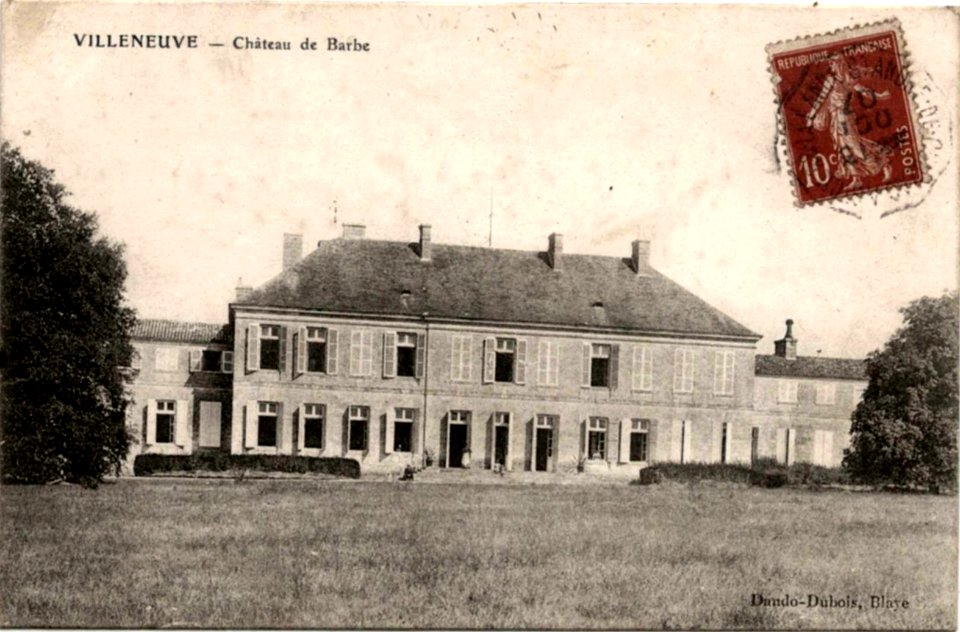 Villeneuve-de-Blaye - château de Barbe 1