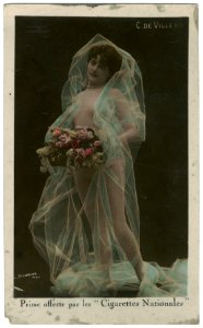 VILLERS, Carmen de Cigarettes Nacionales. Photo Stebbing