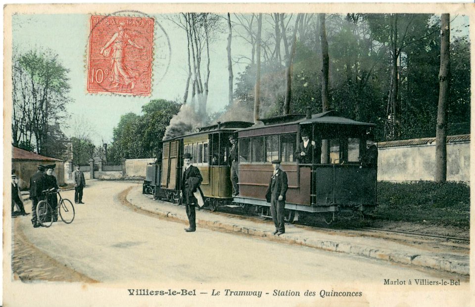 VILLIERS LE BEL - Le Tramway - Station des Quinconces