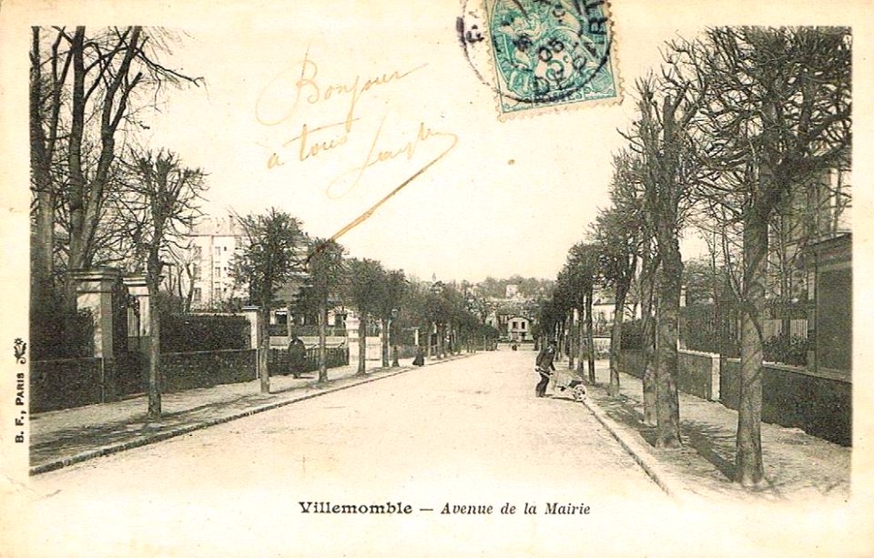 Villemomble.Avenue de la Mairie