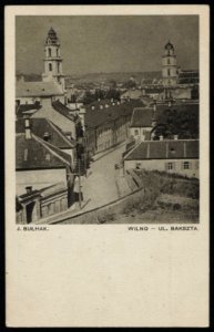 Vilnia, Bakšta, Aŭgustynski. Вільня, Бакшта, Аўгустынскі (J. Bułhak, 1914)