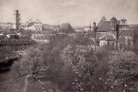 Vilnia, Bernardynskaja-Śviatoha Michała. Вільня, Бэрнардынская-Сьвятога Міхала (J. Bułhak, 1921-39)