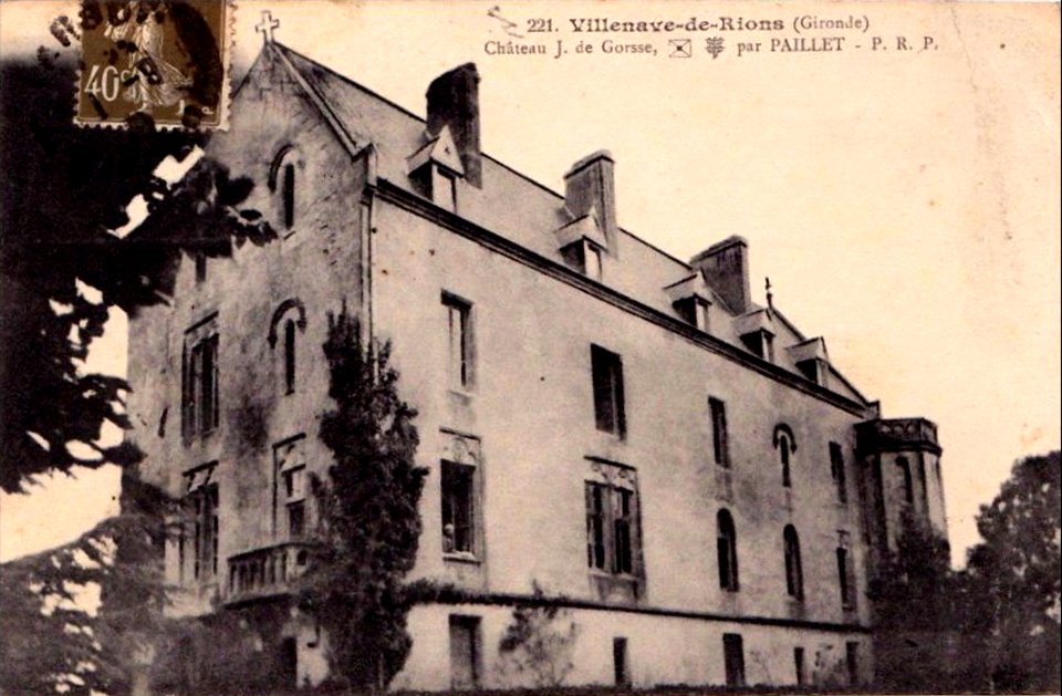 Villenave-de-Rions - château de Gorsse