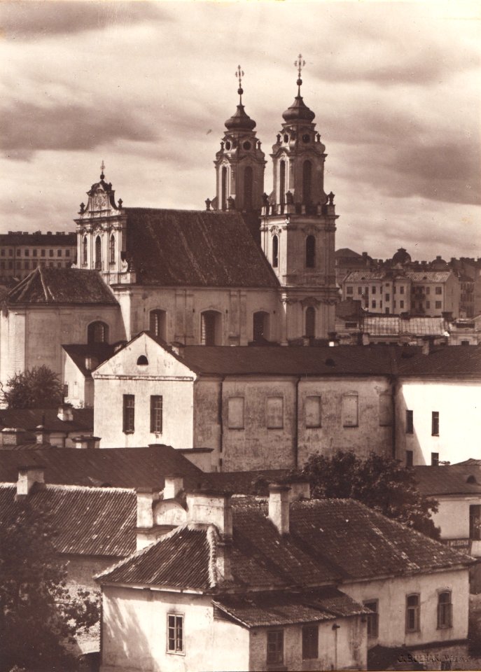 Vilnia, Benedyktynski. Вільня, Бэнэдыктынскі (J. Bułhak, 1921-39)