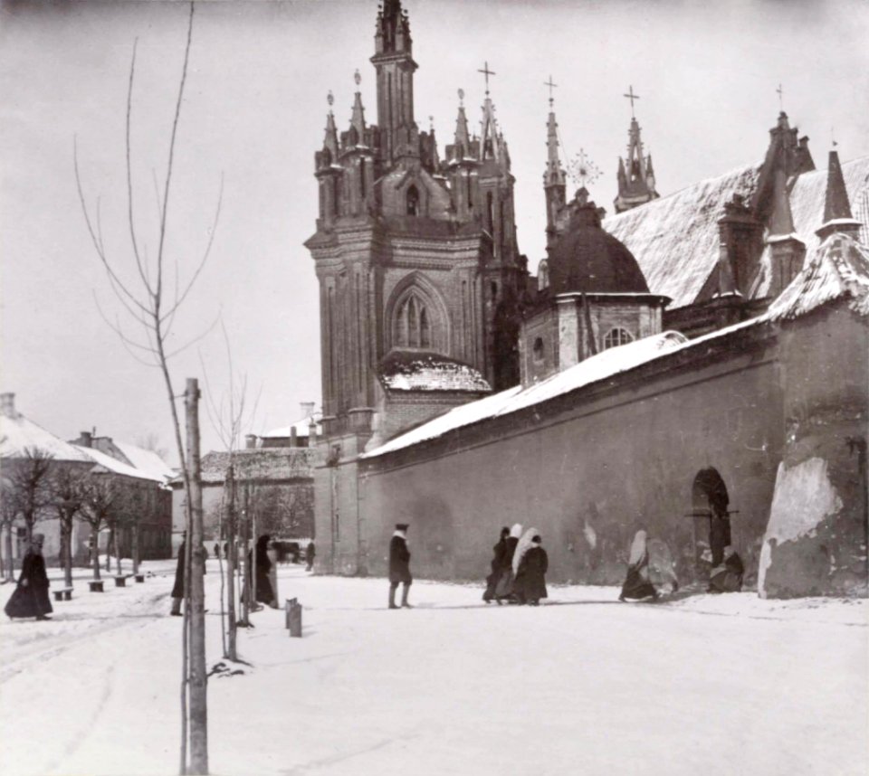 Vilnia, Bernardynskaja. Вільня, Бэрнардынская (S. Fleury, 1900)