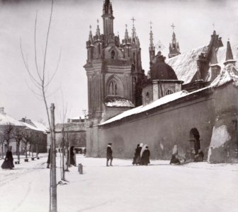 Vilnia, Bernardynskaja. Вільня, Бэрнардынская (S. Fleury, 1900)