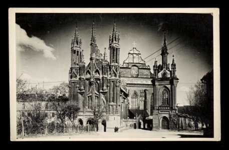 Vilnia, Bernardynskaja, Śviatoj Hanny-Śviatoha Franciška. Вільня, Бэрнардынская, Сьвятой Ганны-Сьвятога Францішка (L. Vysocki, 1920-39)