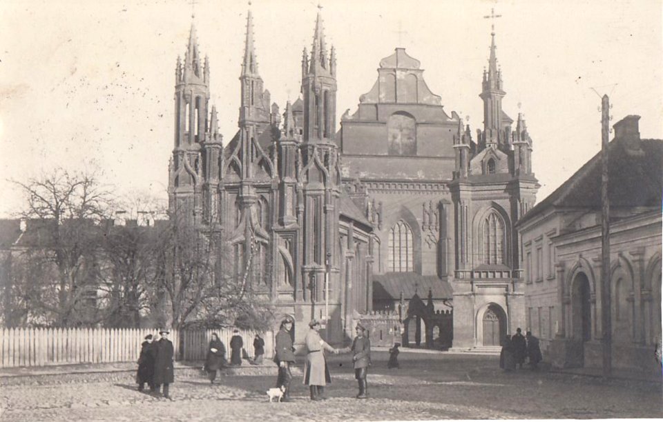 Vilnia, Bernardynskaja. Вільня, Бэрнардынская (1915)