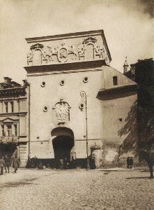 Vilnia, Bazylanskaja, Vostraja Brama. Вільня, Базылянская, Вострая Брама (J. Bułhak, 1930)