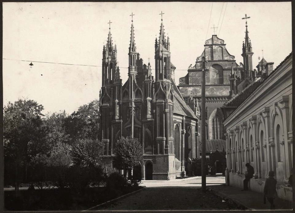 Vilnia, Bernardynskaja. Вільня, Бэрнардынская (1929)