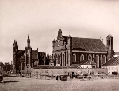 Vilnia, Bernardynskaja. Вільня, Бэрнардынская (J. Čachovič, 1874-80)