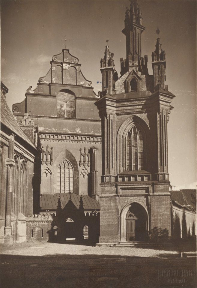 Vilnia, Bernardynskaja, Śviatoha Franciška. Вільня, Бэрнардынская, Сьвятога Францішка (J. Bułhak, 1919)