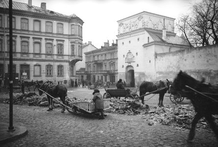 Vilnia, Bazylanskaja, Vostraja Brama. Вільня, Базылянская, Вострая Брама (H. Poddębski, 1938)