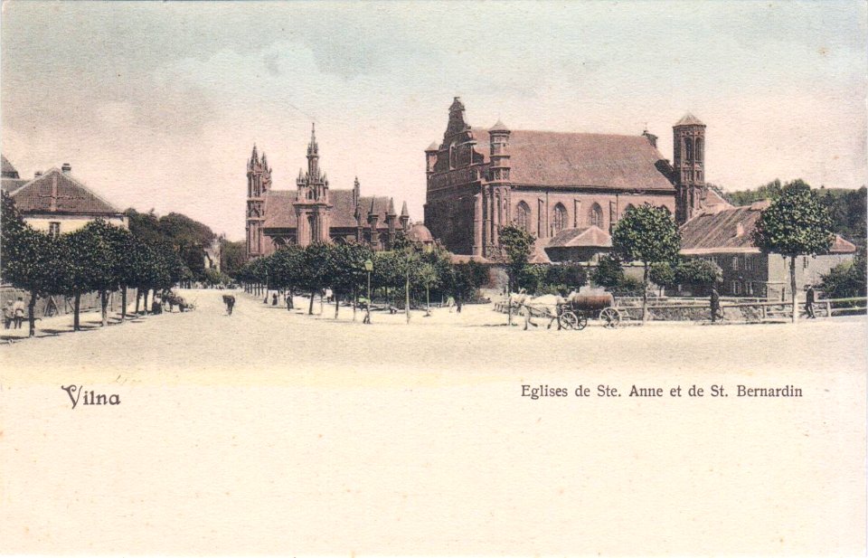 Vilnia, Bernardynskaja. Вільня, Бэрнардынская (1901-14)