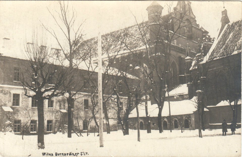 Vilnia, Bernardynskaja, Śviatoha Franciška. Вільня, Бэрнардынская, Сьвятога Францішка (01-02.1917) (2)