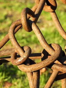 Metal chainlink steel photo