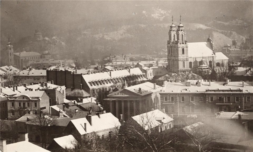 Vilnia, Boŭfałava hara. Вільня, Боўфалава гара (J. Bułhak, 1919) (2)
