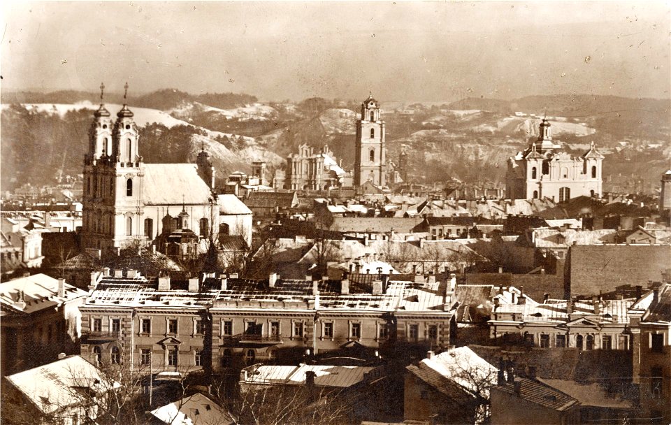 Vilnia, Boŭfałava hara. Вільня, Боўфалава гара (J. Bułhak, 1919) (3)