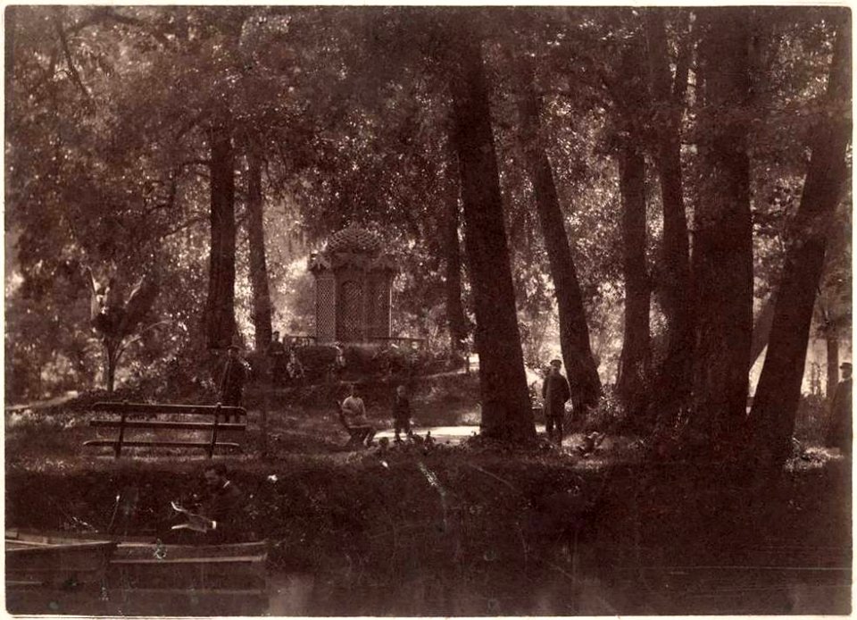 Vilnia, Bernardynski Sad. Вільня, Бэрнардынскі Сад (J. Čachovič, 1884) (2)