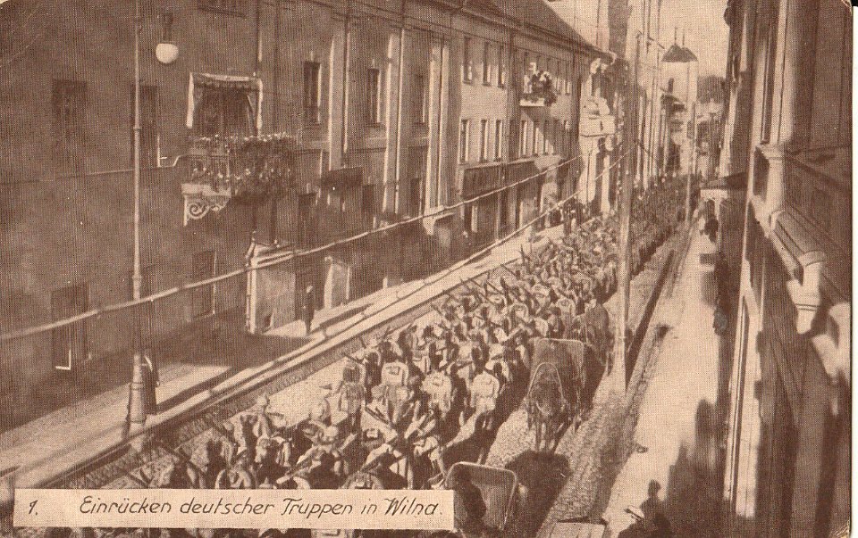 Vilnia, Daminikanskaja. Вільня, Дамініканская (1915)