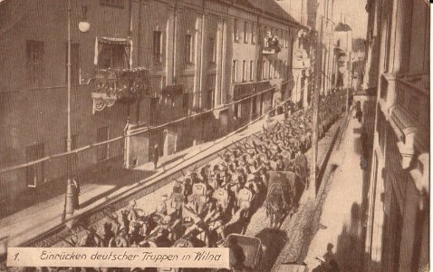 Vilnia, Daminikanskaja. Вільня, Дамініканская (1915)