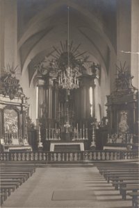 Vilnia, Bernardynski. Вільня, Бэрнардынскі (J. Bułhak, 1917)