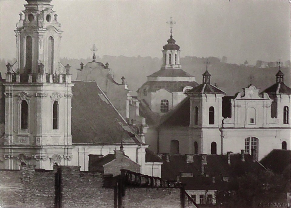 Vilnia, Benedyktynski-Daminikanski. Вільня, Бэнэдыктынскі-Дамініканскі (J. Bułhak, 1934)